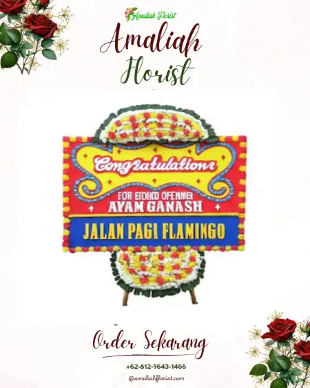 Sewa Papan Bunga Melung